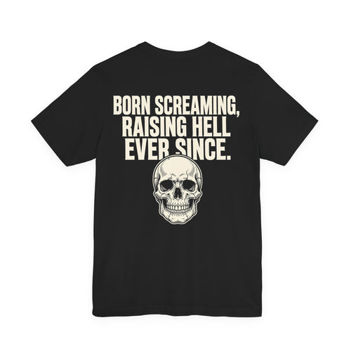 Back of shirt - main design