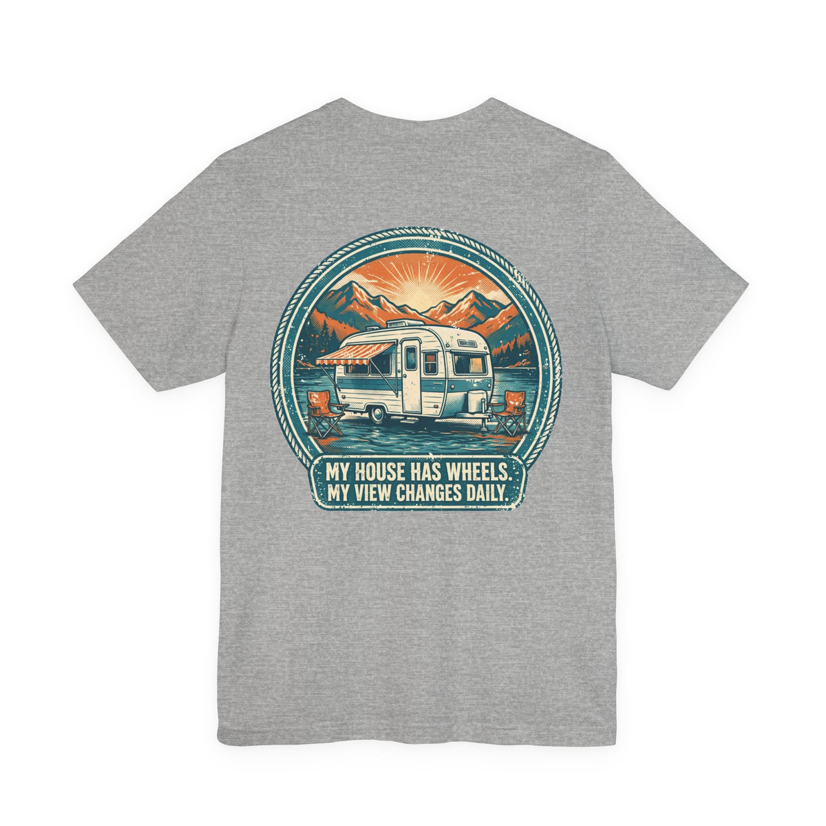 My House Has Wheels — Camping Tee