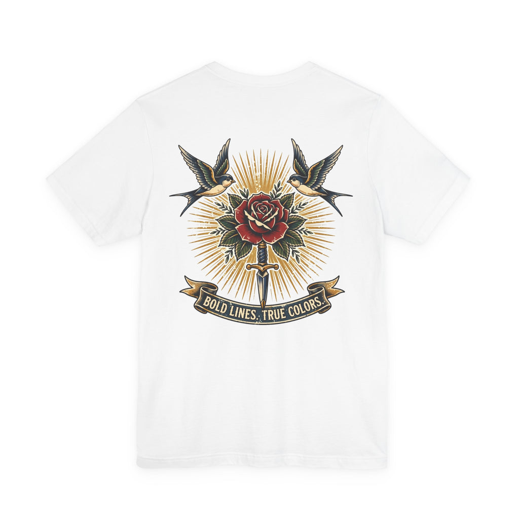 Bold Lines. True Colors. — Tattoo Tee