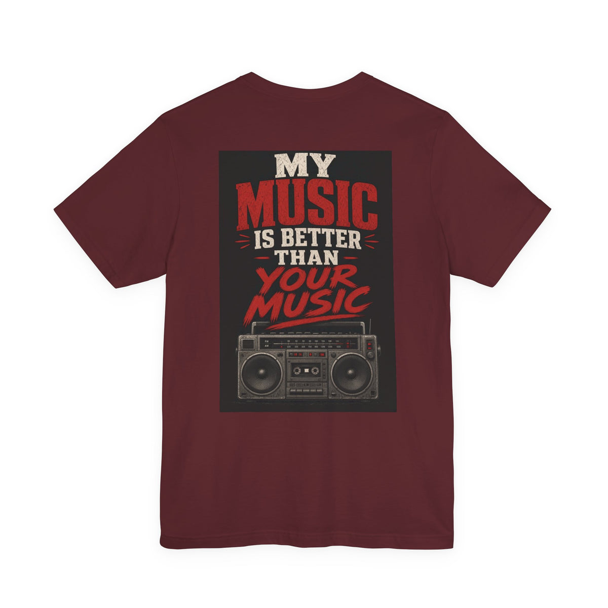 My Music Is Better Than Your Music — Heavy Metal Tee