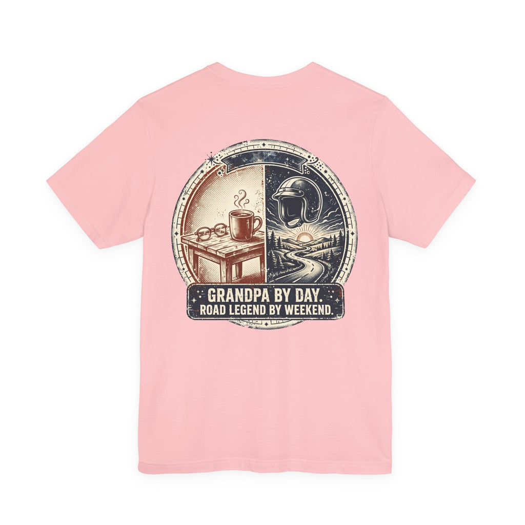 Grandpa by Day, Road Legend by Weekend — Biker Tee