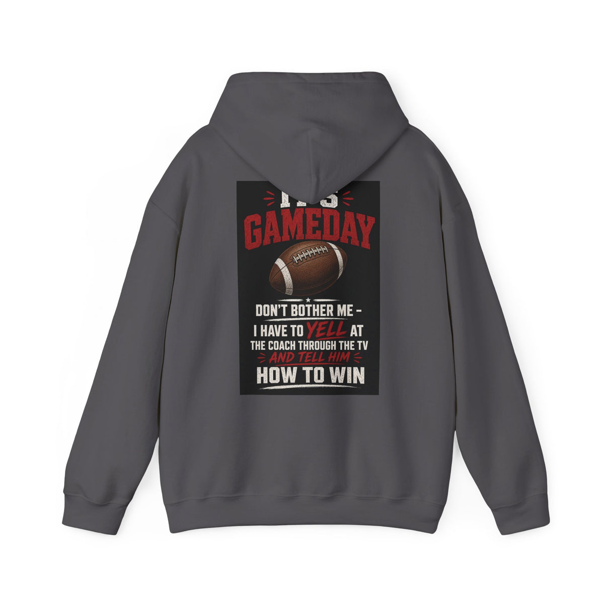 It's Gameday — Don't Bother Me, I Have to Yell at the Coach Through the TV — Funny Dad Hoodie