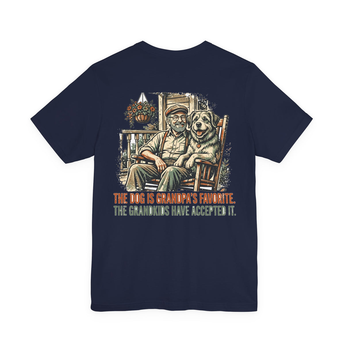 Back of shirt - main design