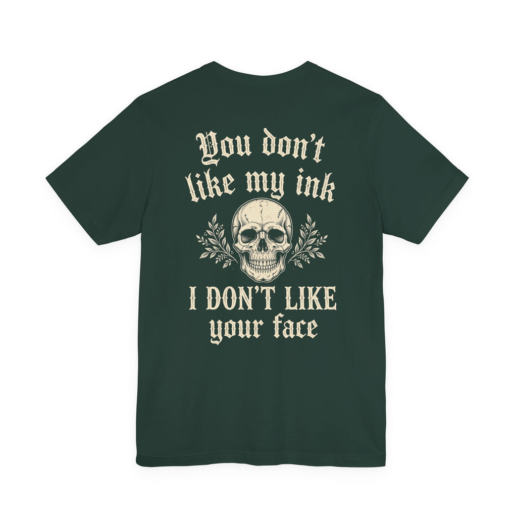 Back of shirt - main design