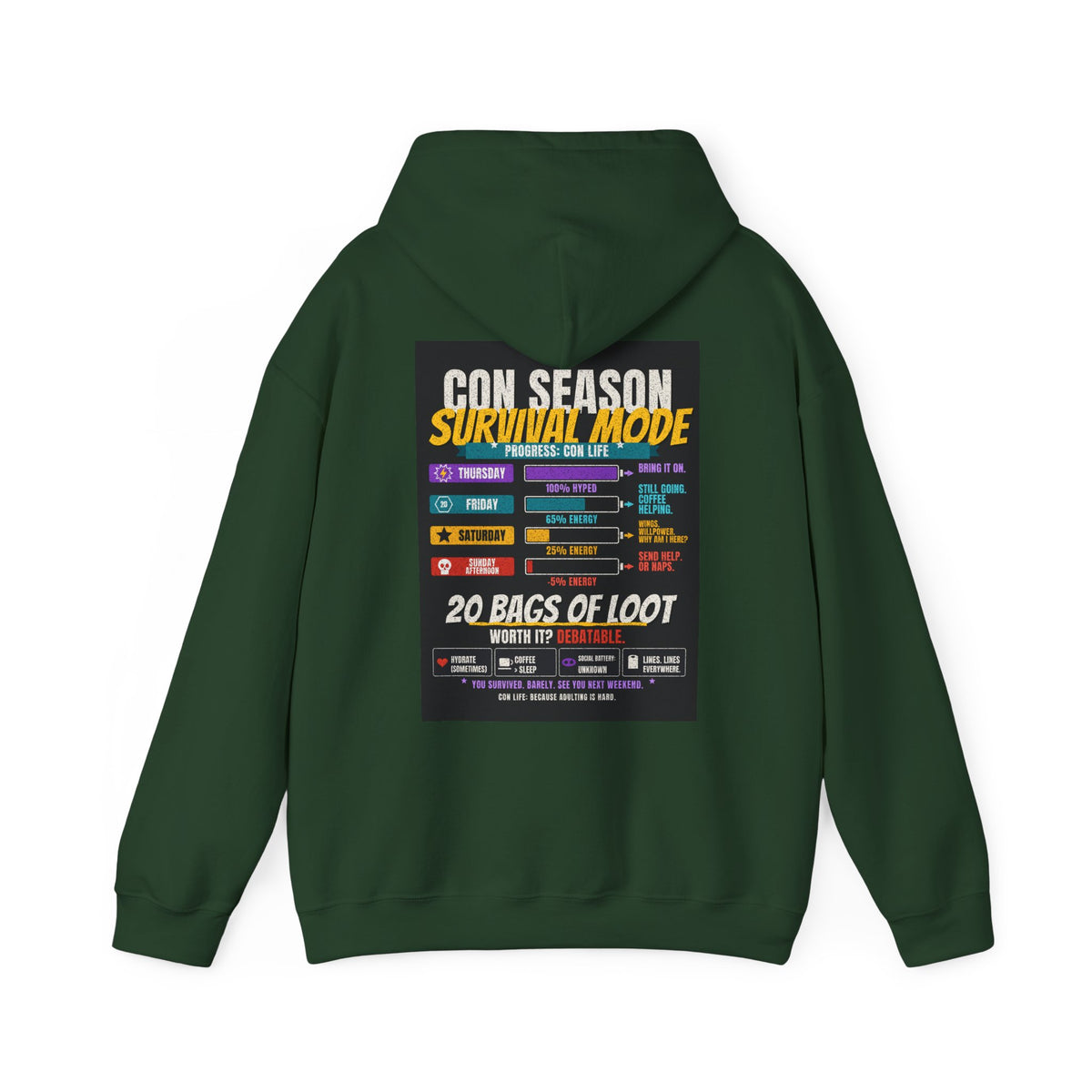Back of shirt - main design