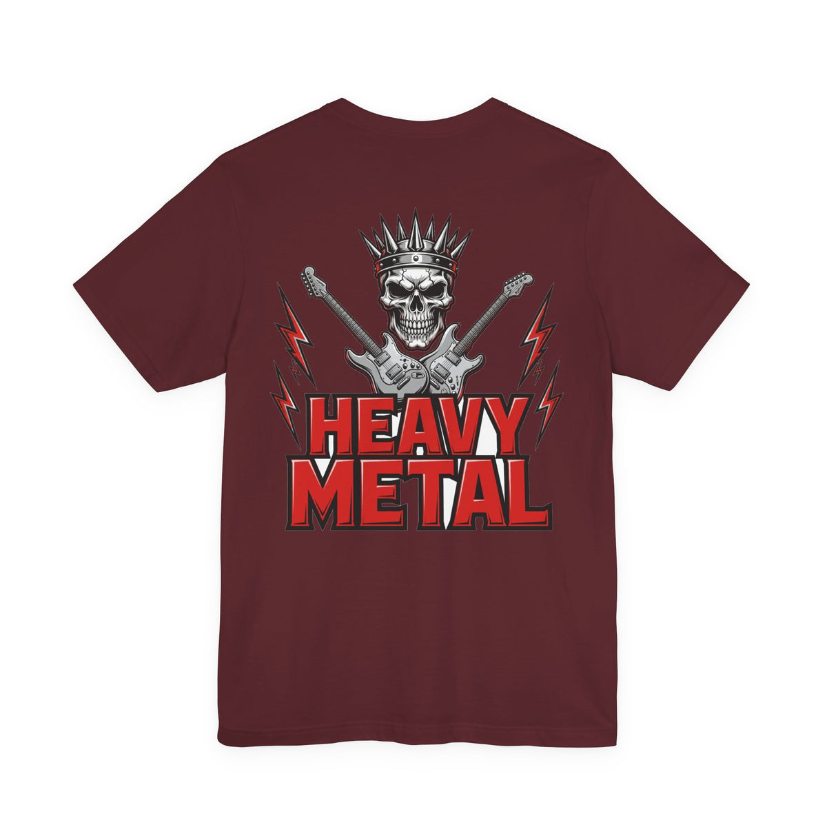 Heavy Metal Crown Skull — Metal Tee