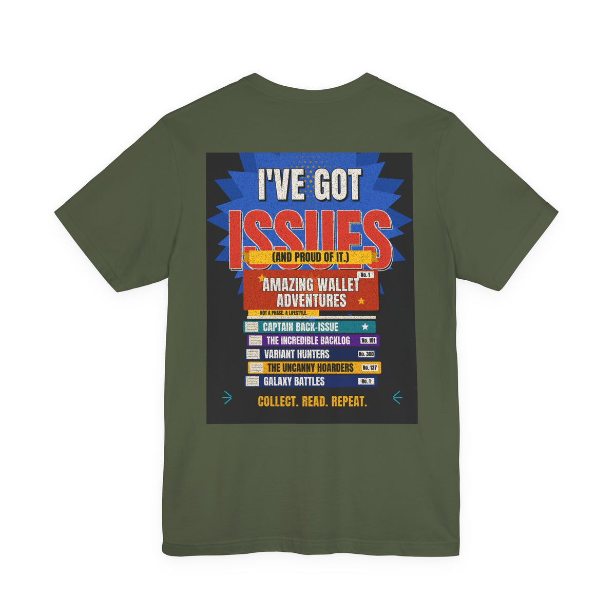 Back of shirt - main design
