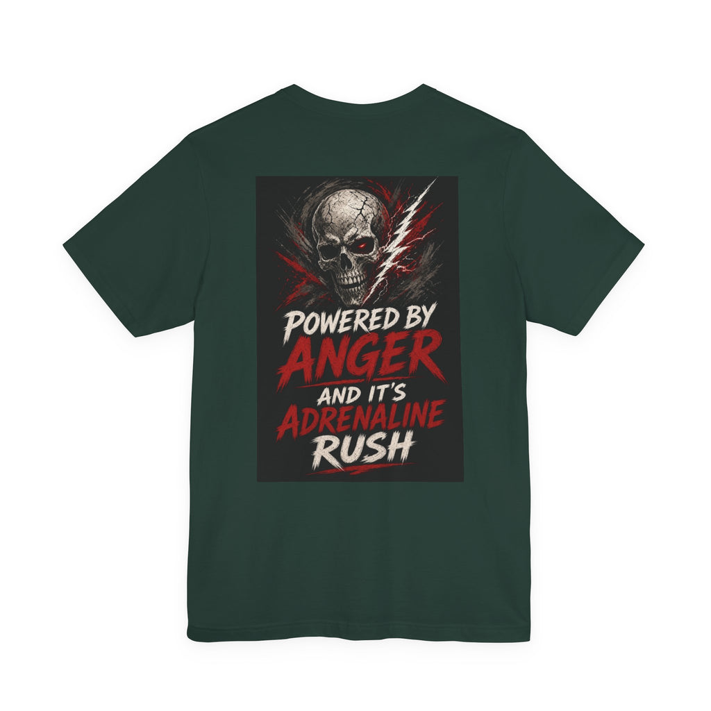 Powered by Anger and It's Adrenaline Rush — Heavy Metal Tee