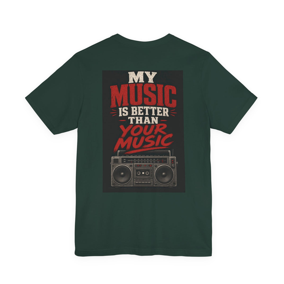 My Music Is Better Than Your Music — Heavy Metal Tee