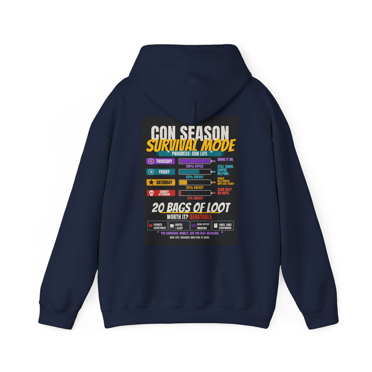Back of shirt - main design