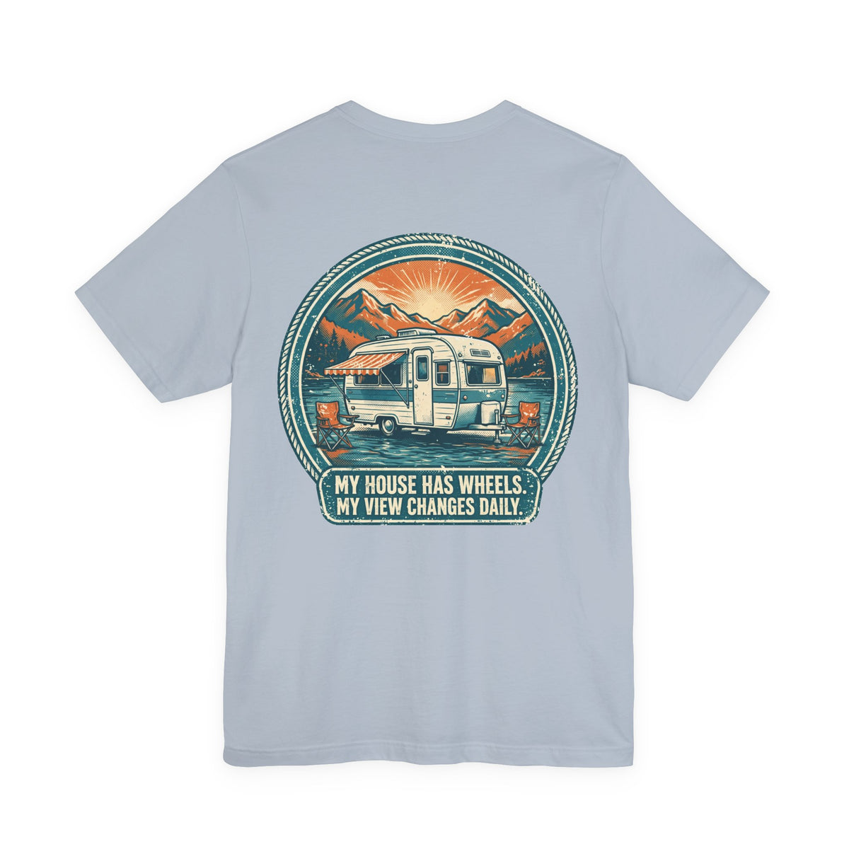 My House Has Wheels — Camping Tee