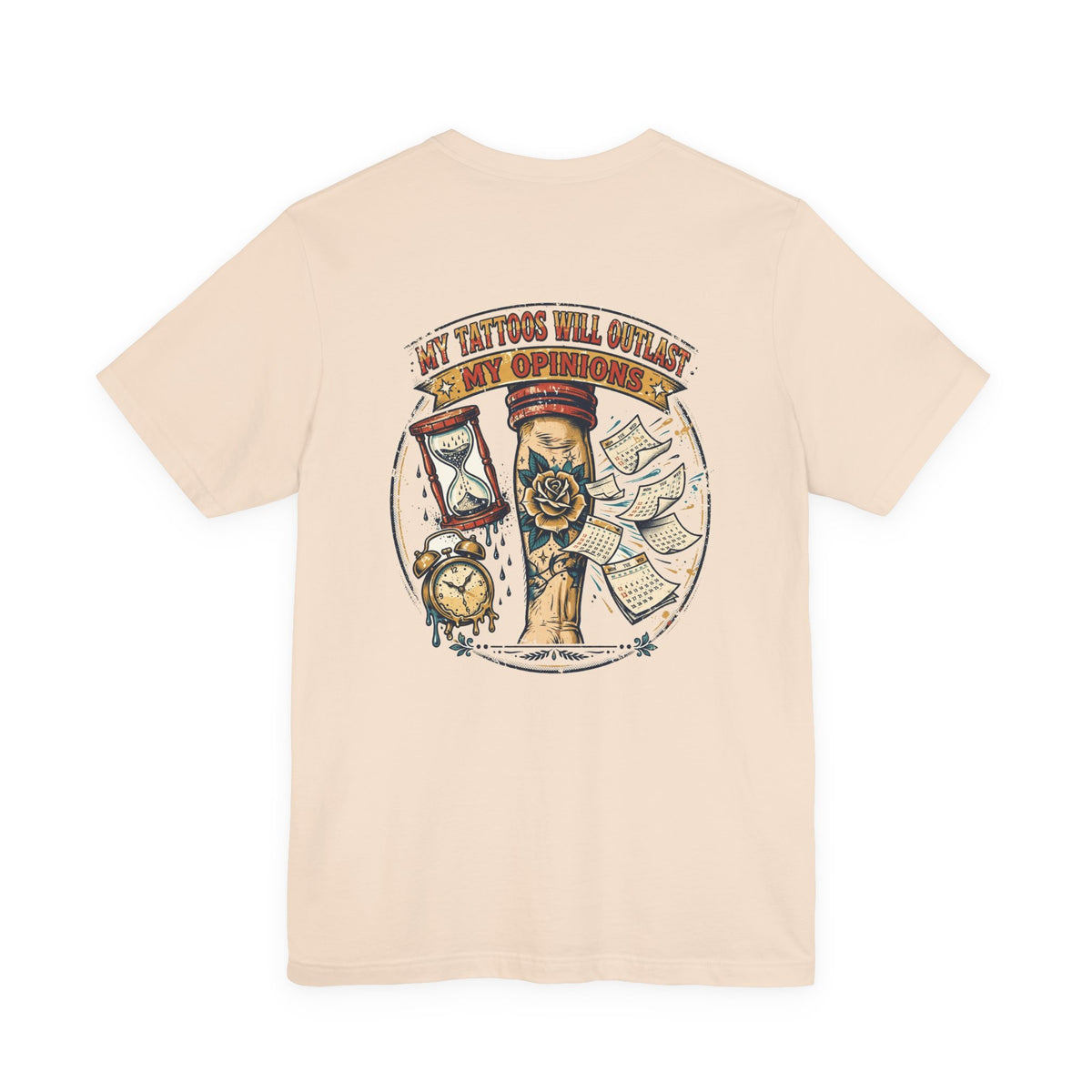 Back of shirt - main design