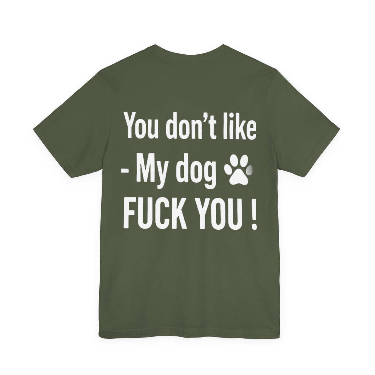 Back of shirt - main design