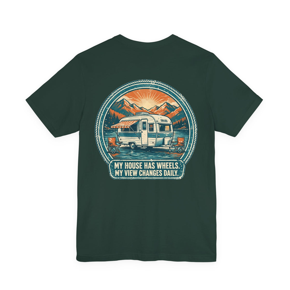 My House Has Wheels — Camping Tee