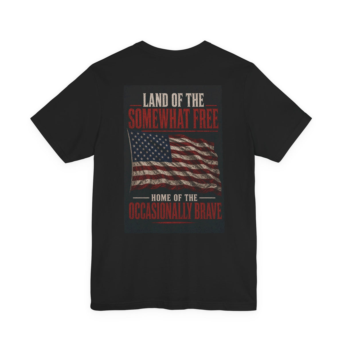 Land Of The Somewhat Free Home Of The Occasionally Brave — Patriotic Tee