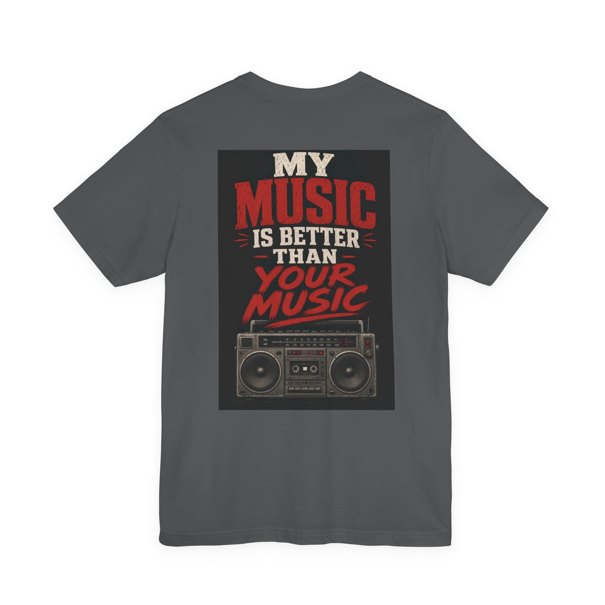 My Music Is Better Than Your Music — Heavy Metal Tee
