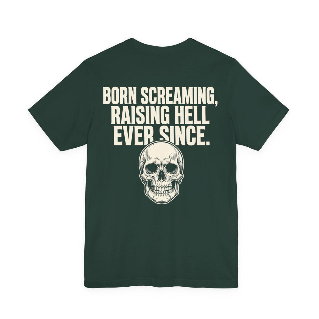 Back of shirt - main design