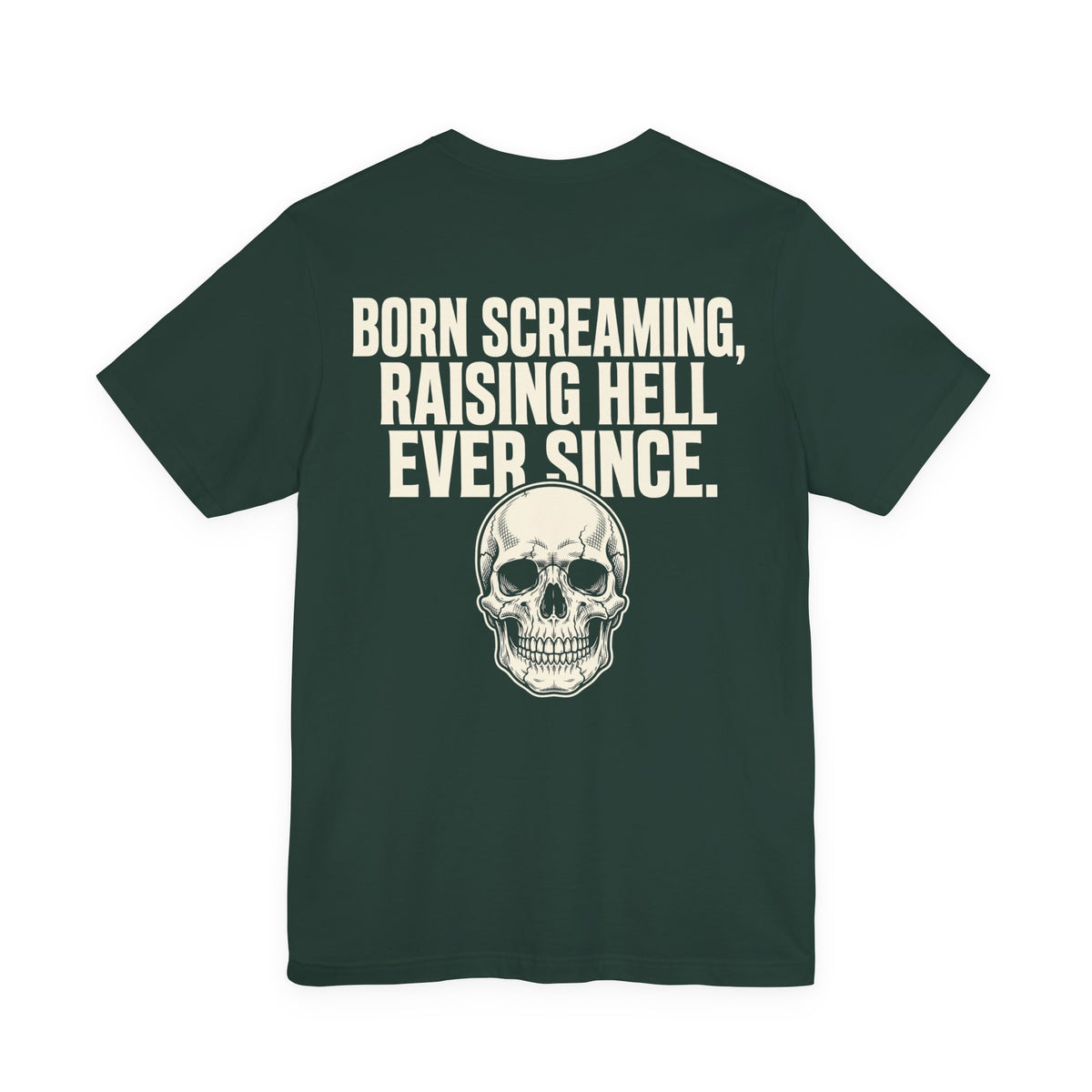 Back of shirt - main design