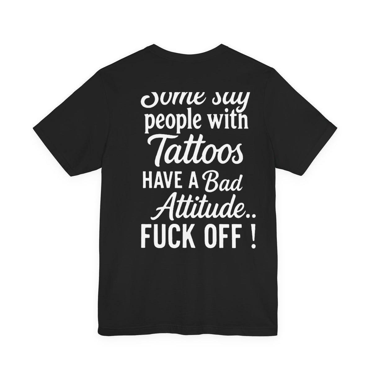 Back of shirt - main design