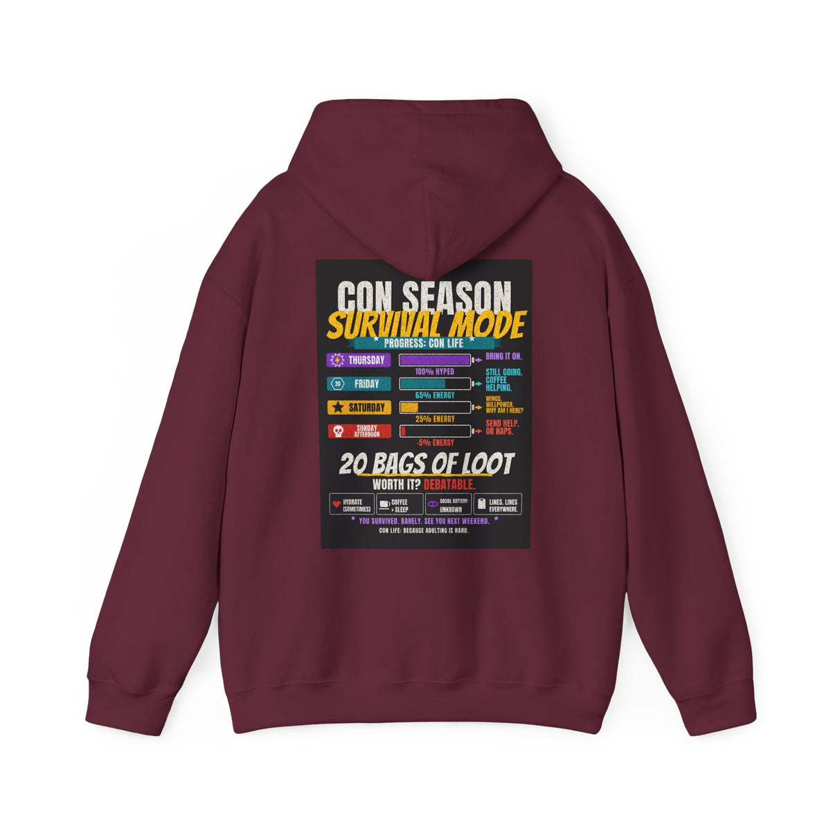 Back of shirt - main design