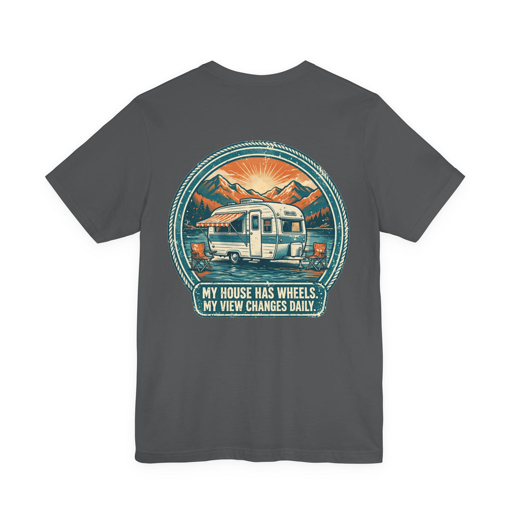 My House Has Wheels — Camping Tee