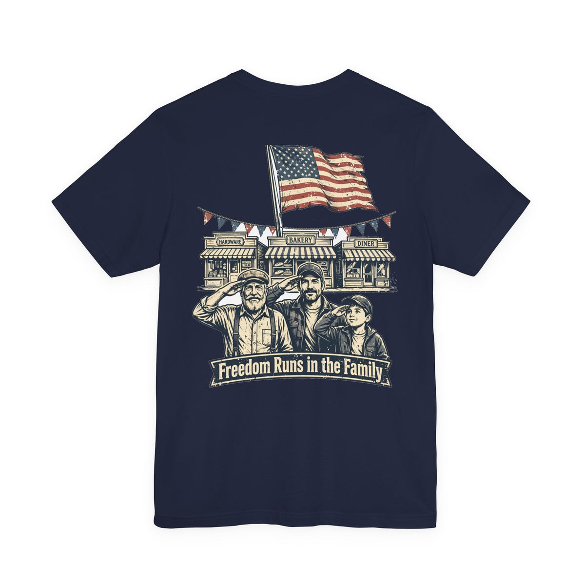 Back of shirt - main design