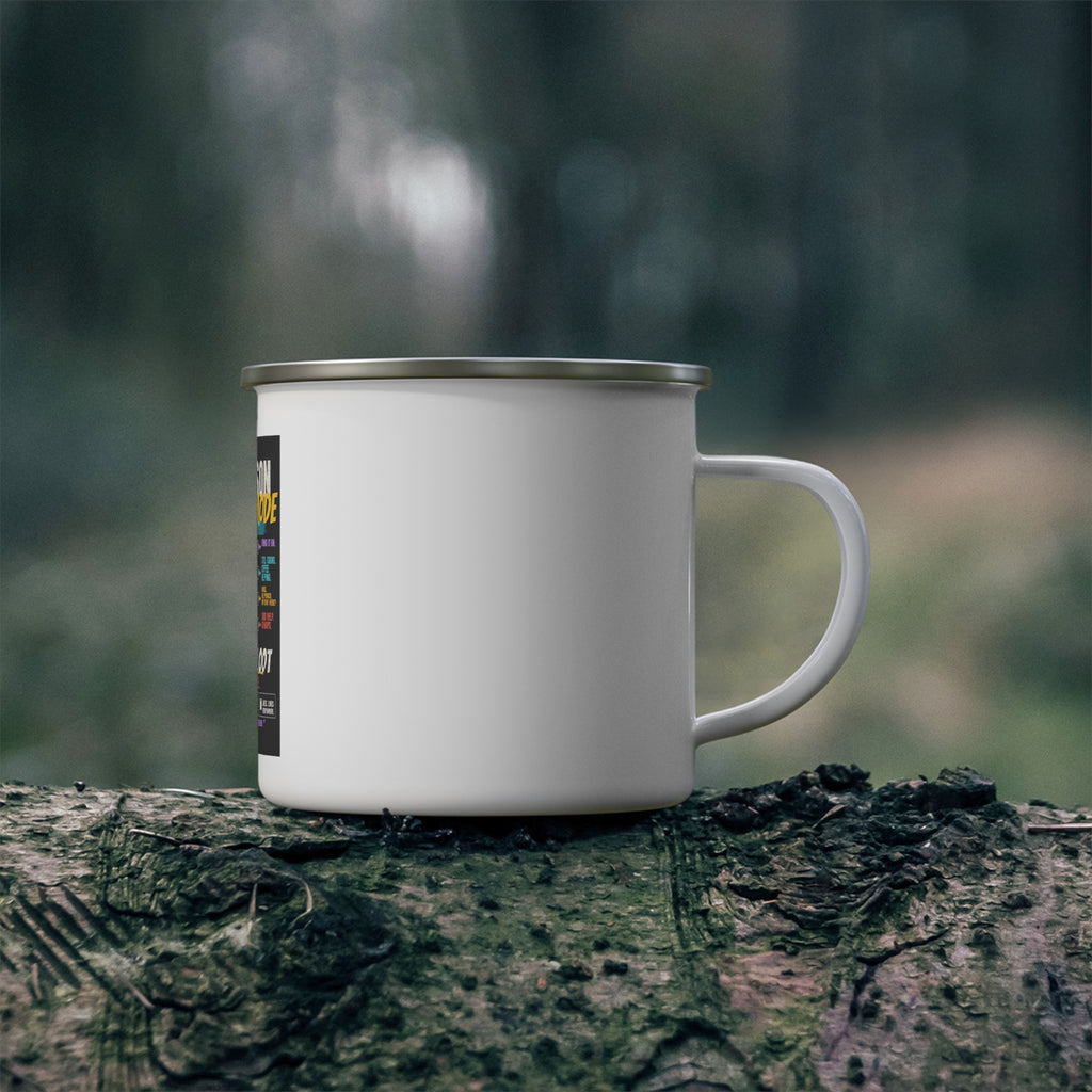 Con Season Survival Mode — Enamel Camp Mug
