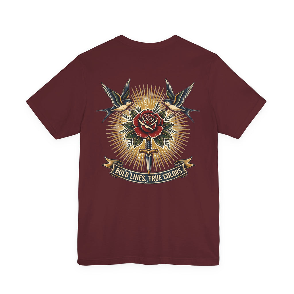 Bold Lines. True Colors. — Tattoo Tee