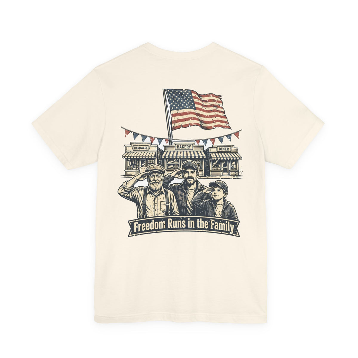 Back of shirt - main design