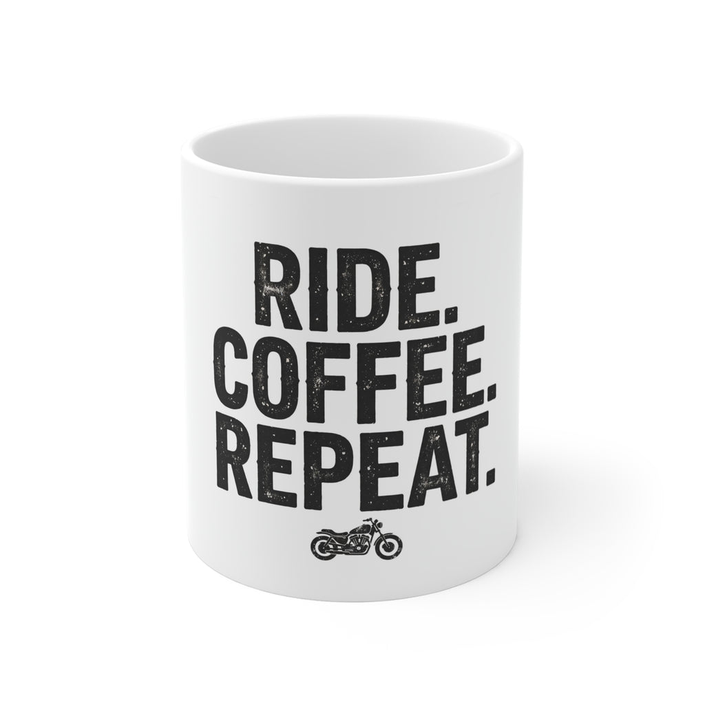 Ride. Coffee. Repeat. — Coffee Mug