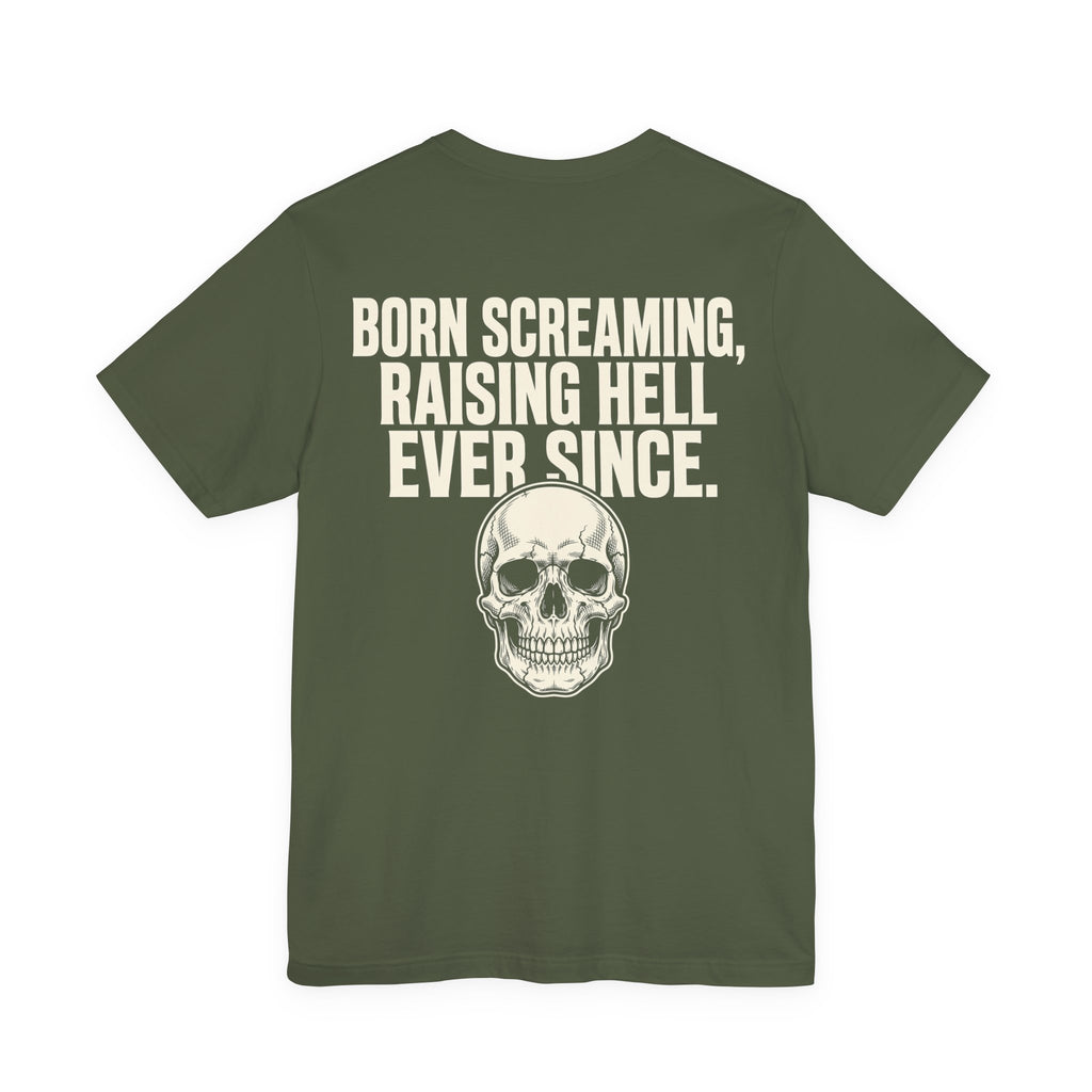 Back of shirt - main design