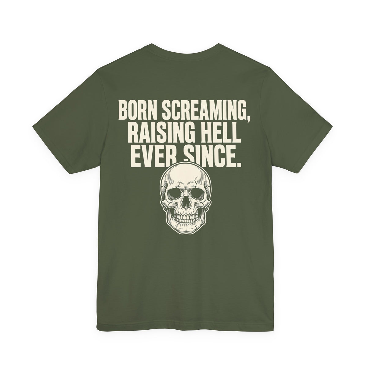 Back of shirt - main design
