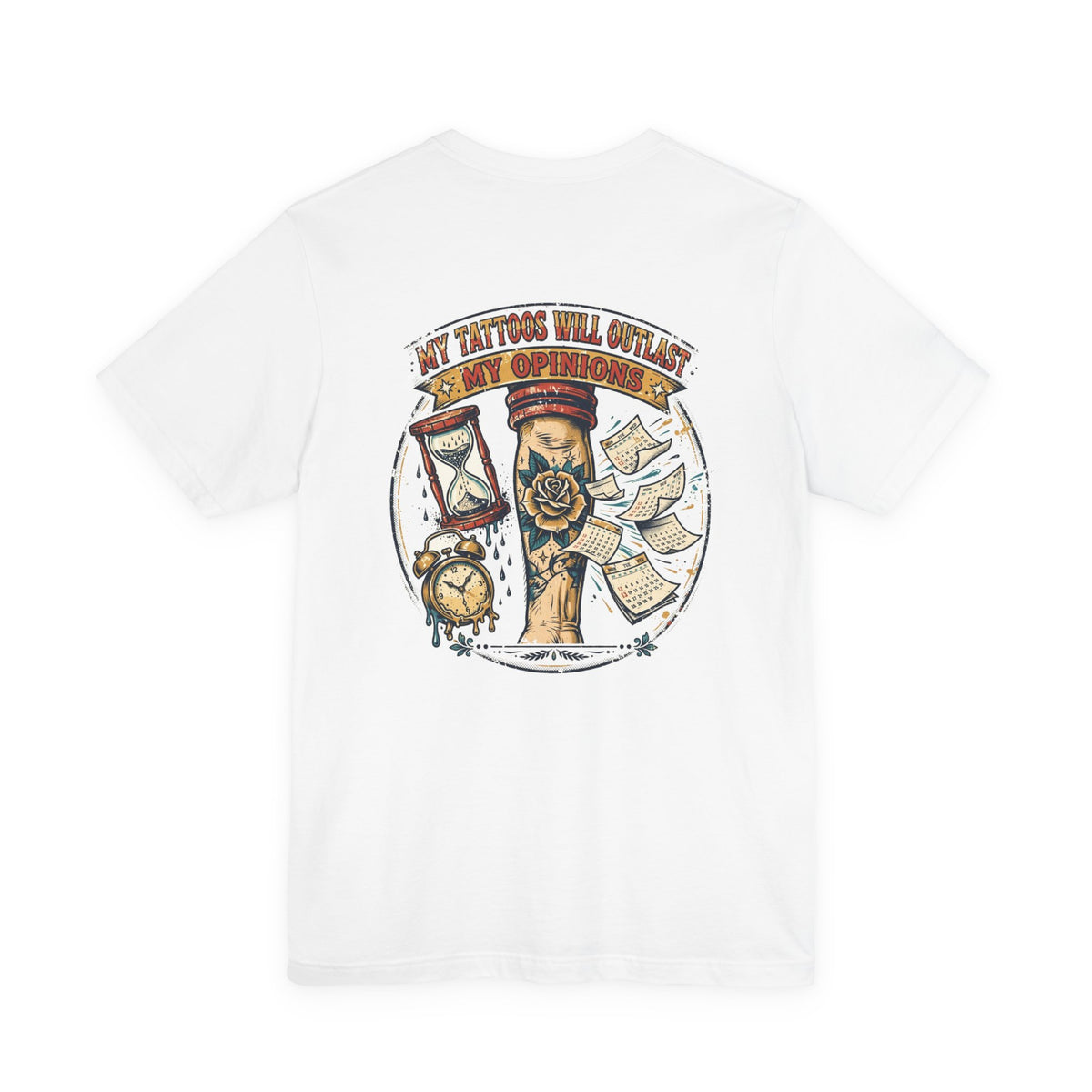 Back of shirt - main design