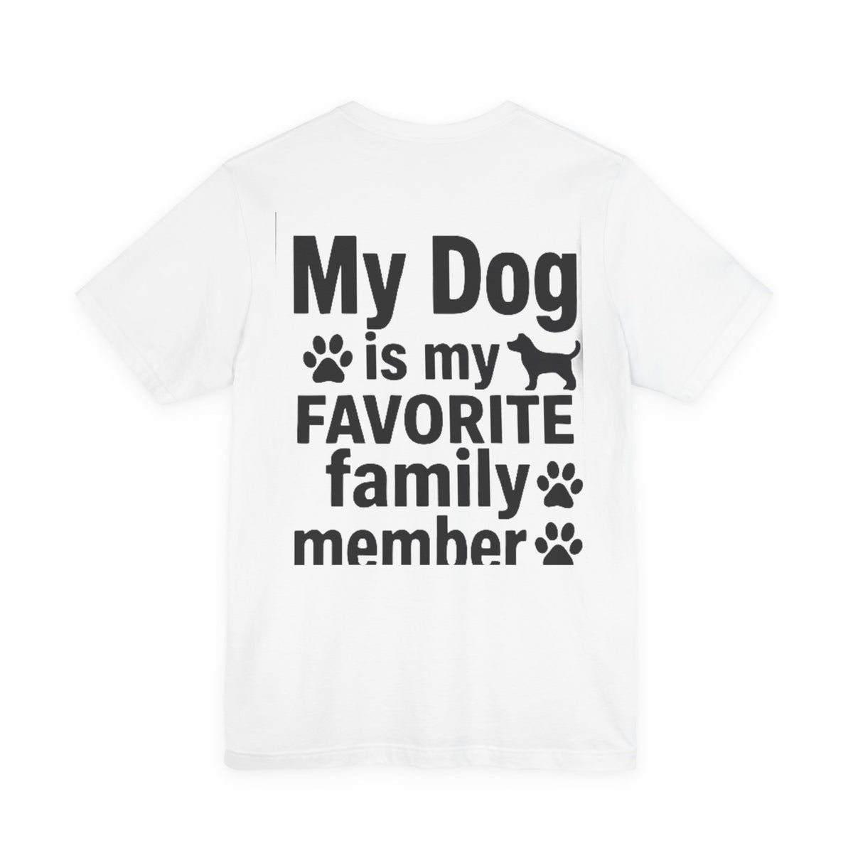 Back of shirt - main design