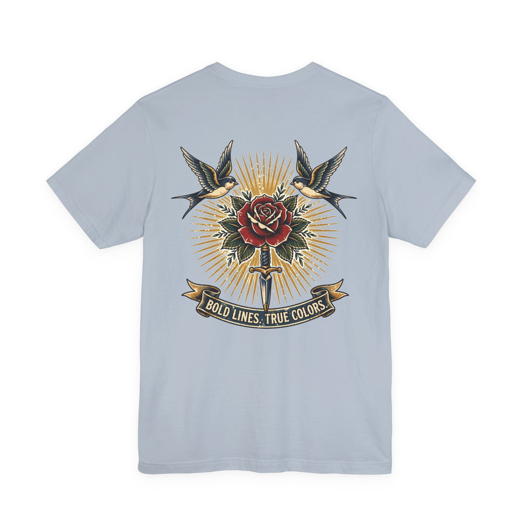 Bold Lines. True Colors. — Tattoo Tee