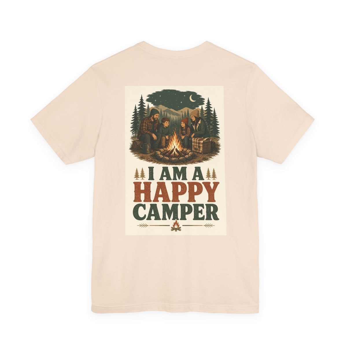 I Am a Happy Camper — Camping Tee