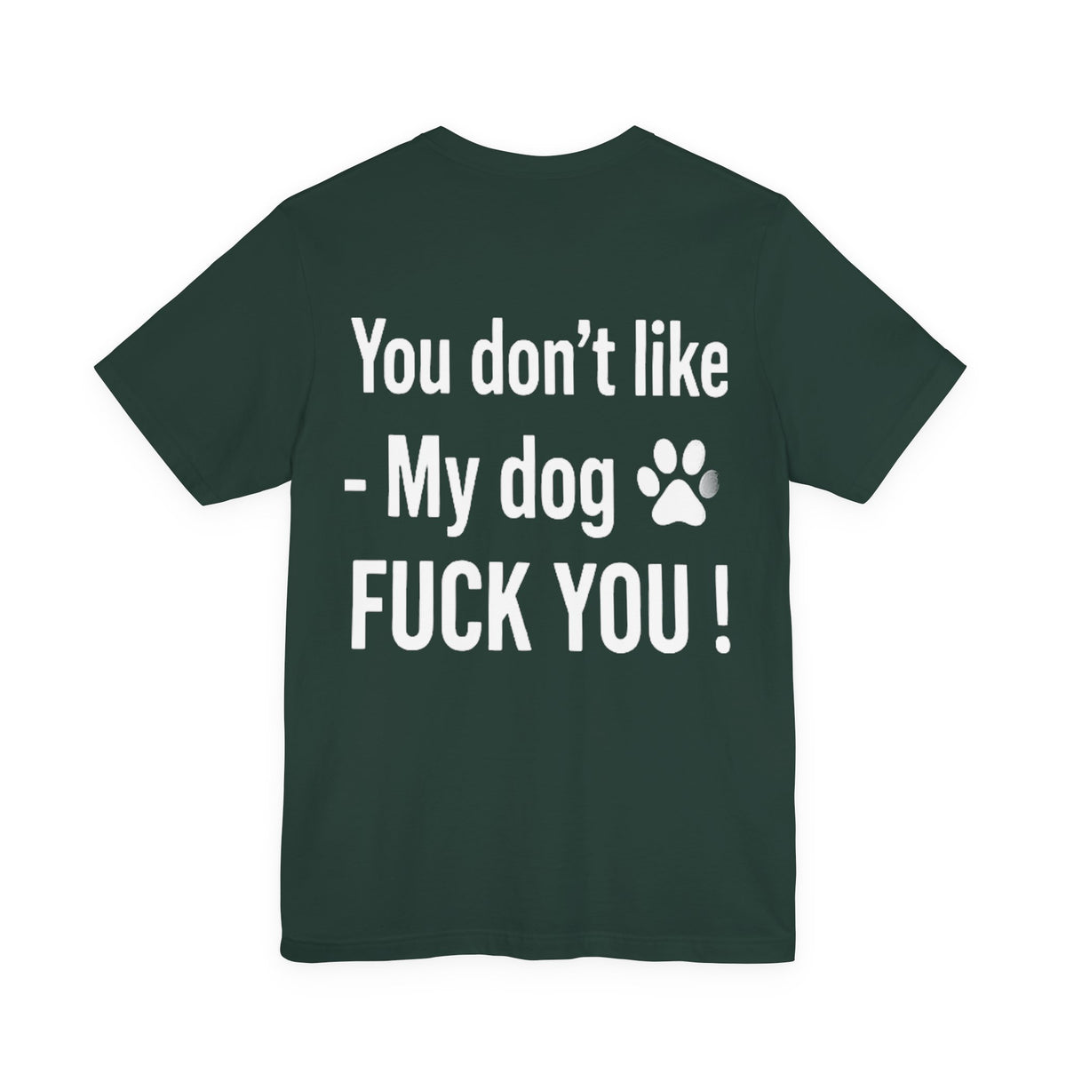 Back of shirt - main design