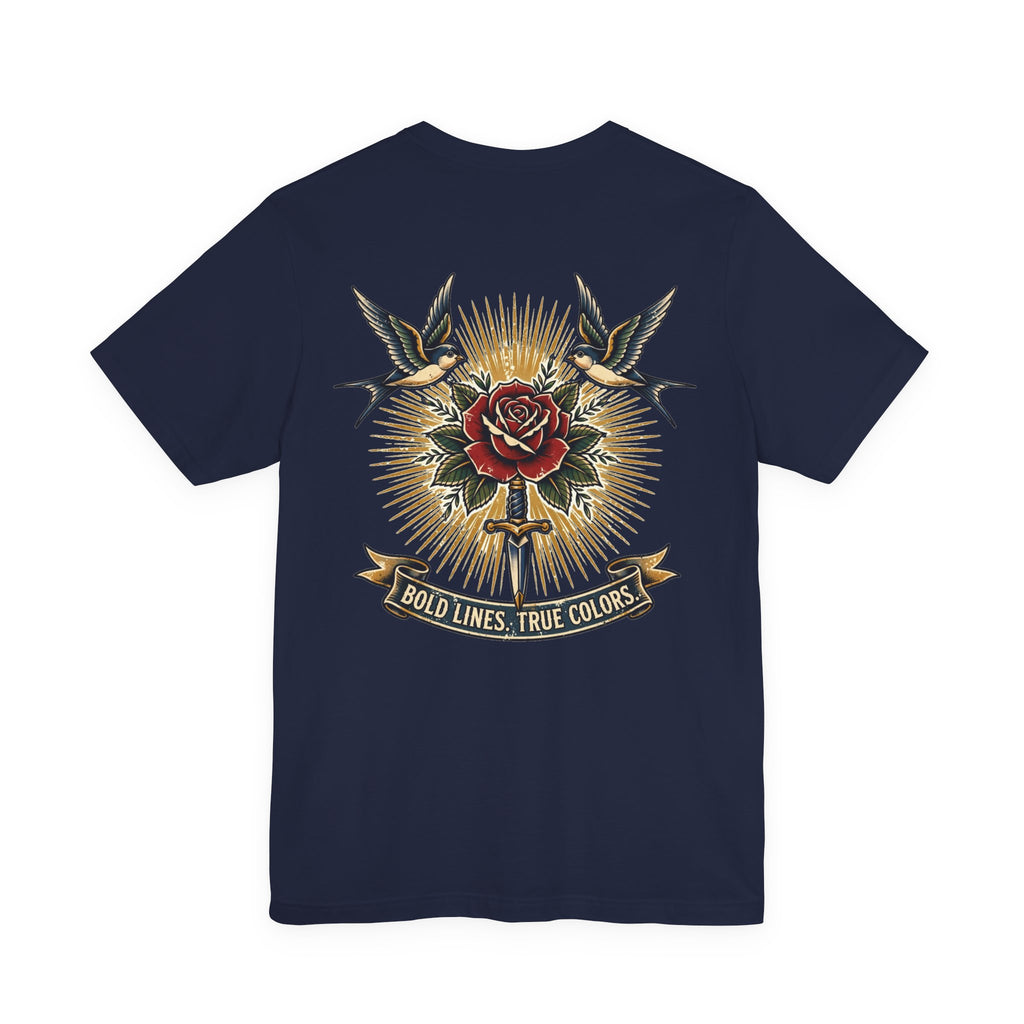 Bold Lines. True Colors. — Tattoo Tee