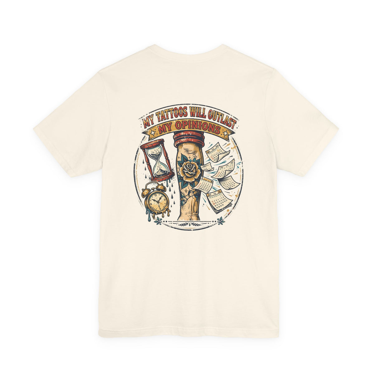Back of shirt - main design