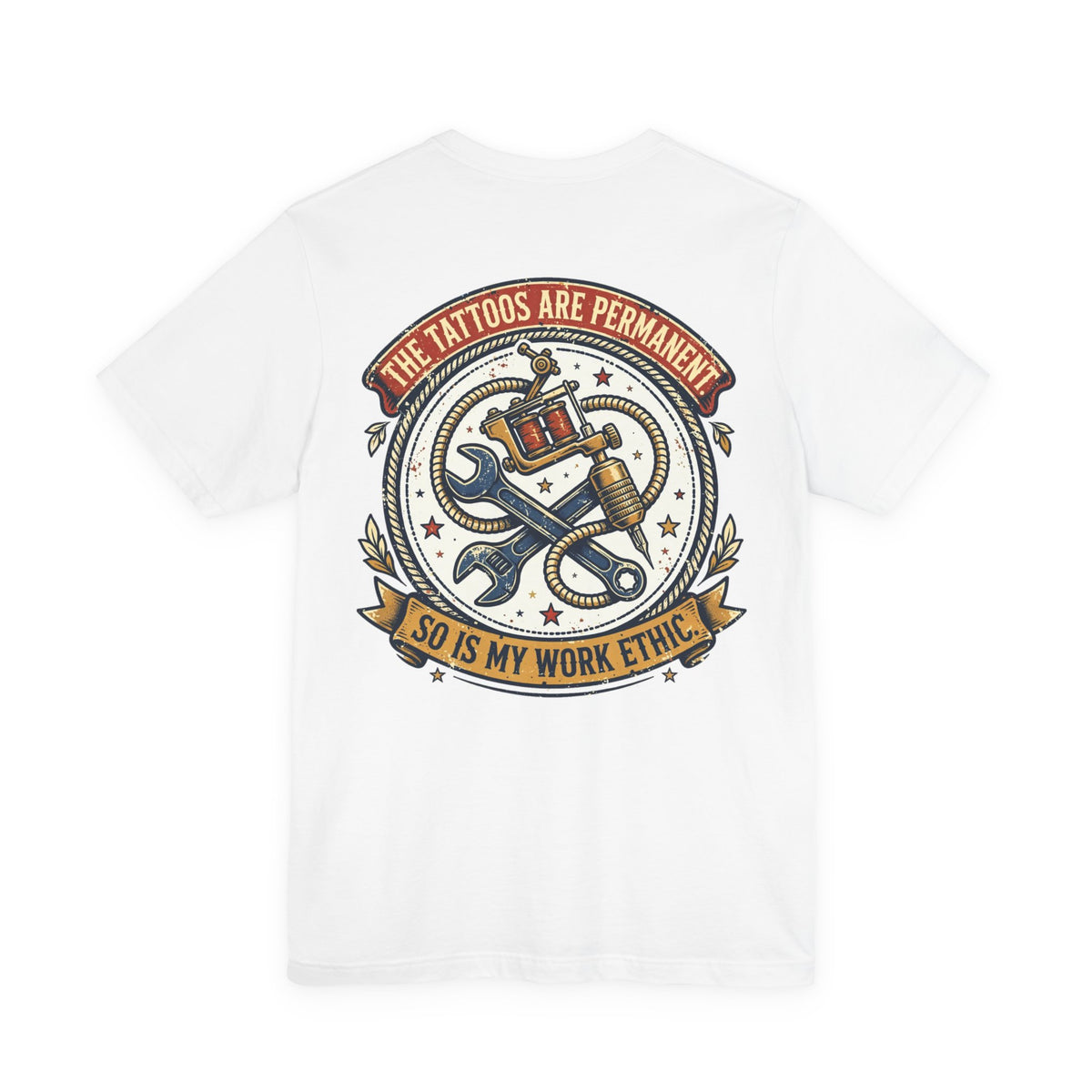 Back of shirt - main design