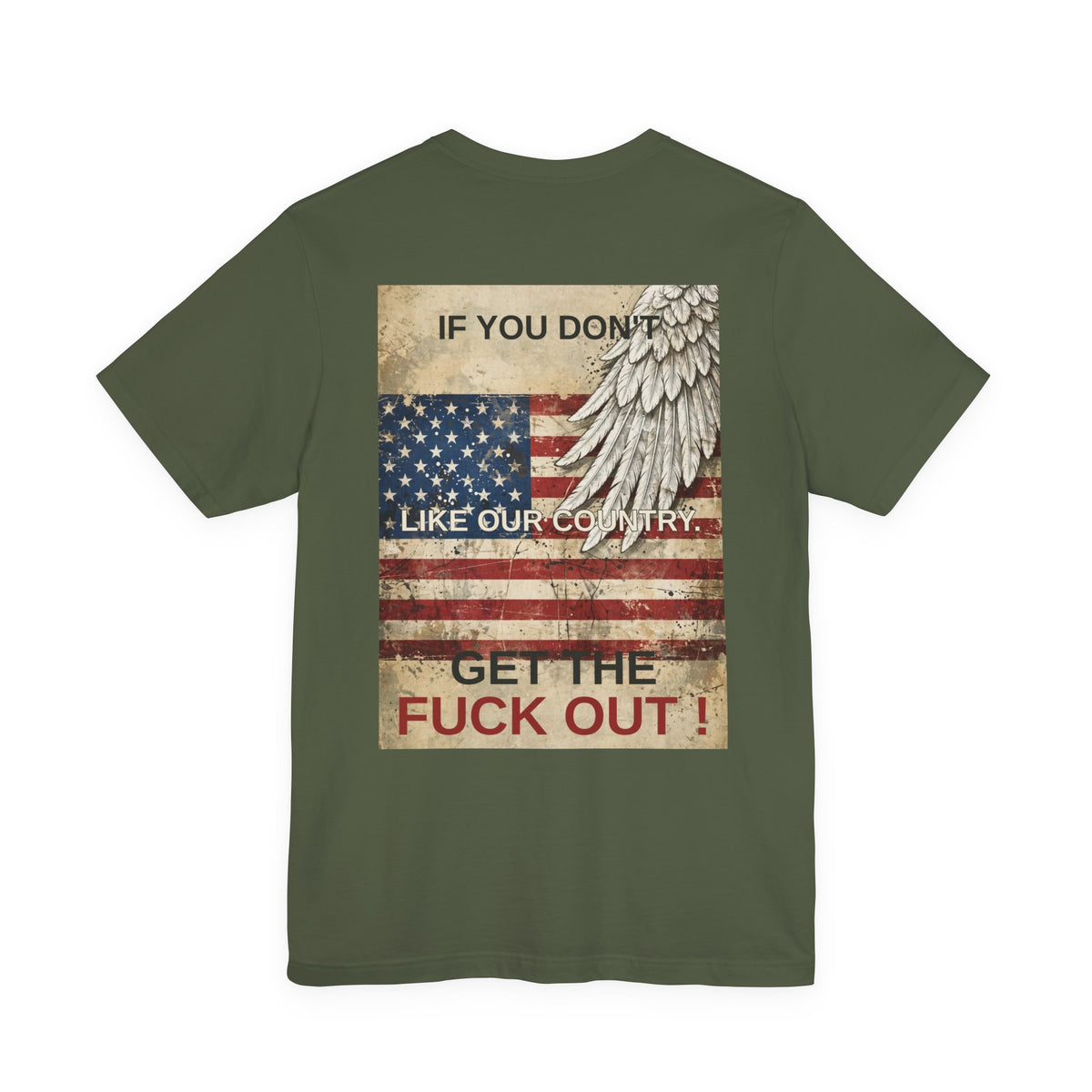 Back of shirt - main design