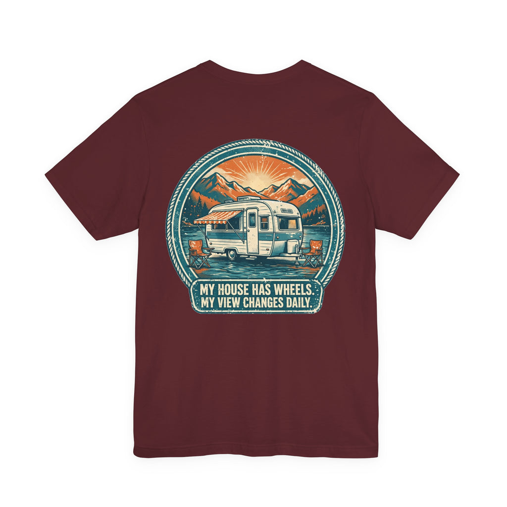 My House Has Wheels — Camping Tee