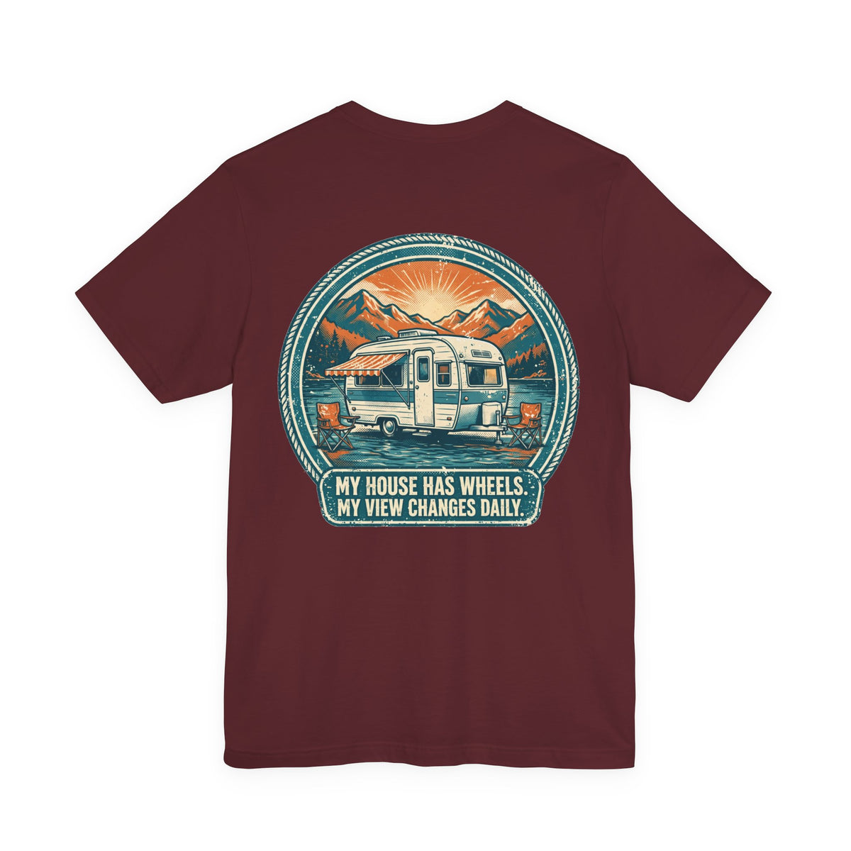 My House Has Wheels — Camping Tee