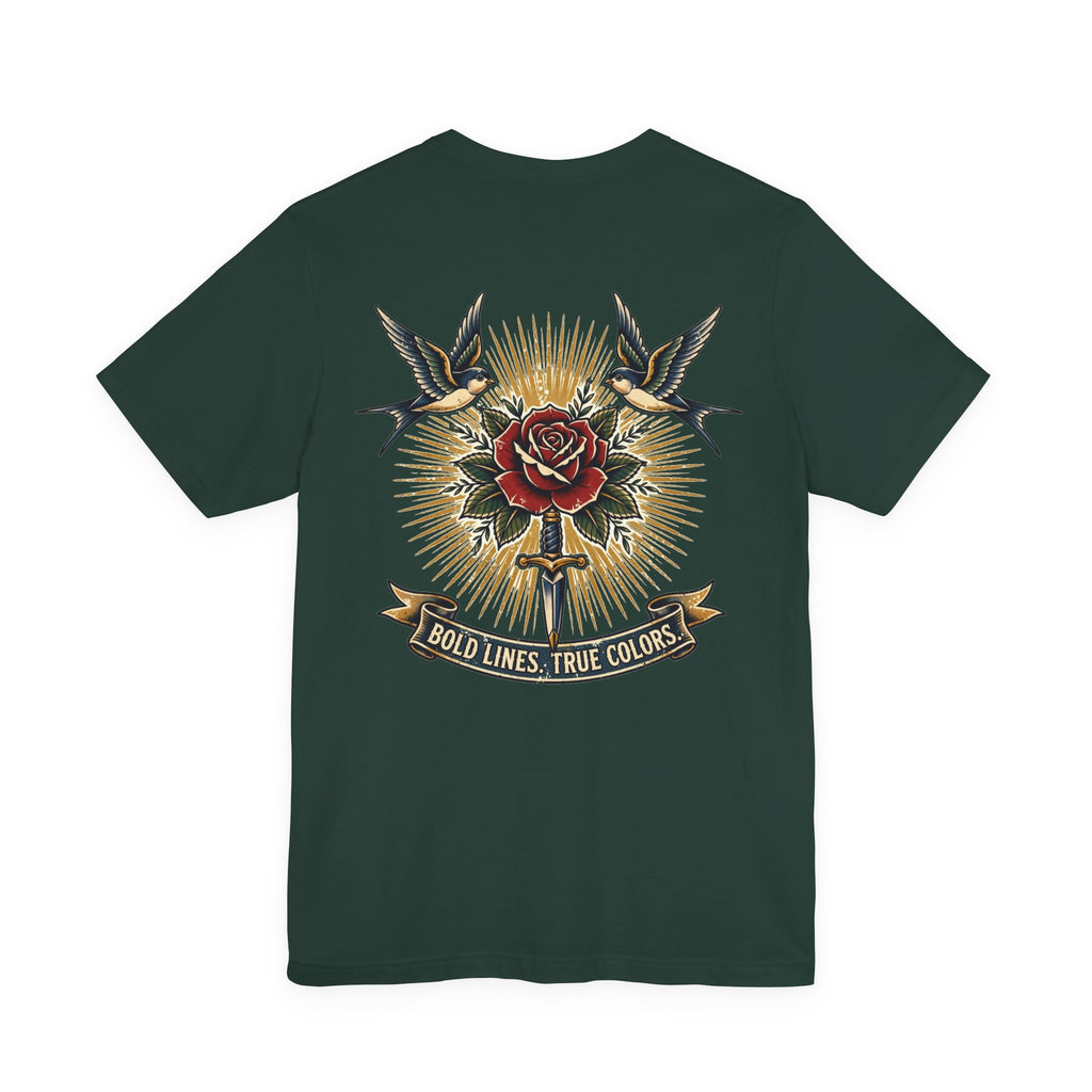 Bold Lines. True Colors. — Tattoo Tee