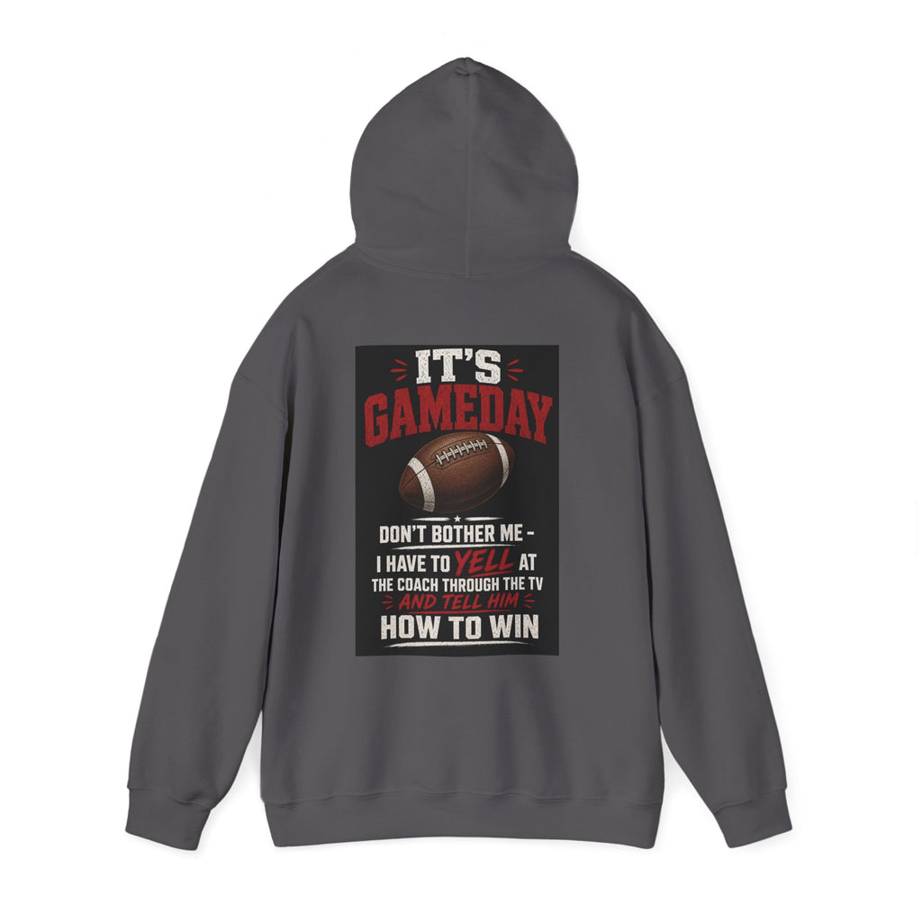 It's Gameday — Don't Bother Me, I Have to Yell at the Coach Through the TV — Funny Dad Hoodie