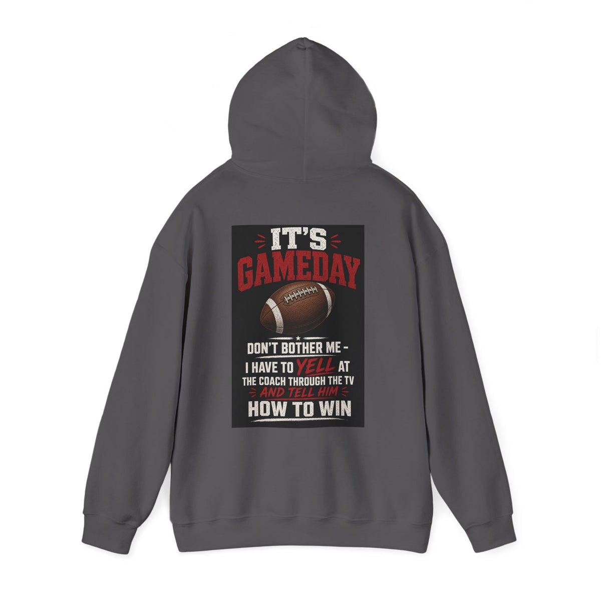 It's Gameday — Don't Bother Me, I Have to Yell at the Coach Through the TV — Funny Dad Hoodie