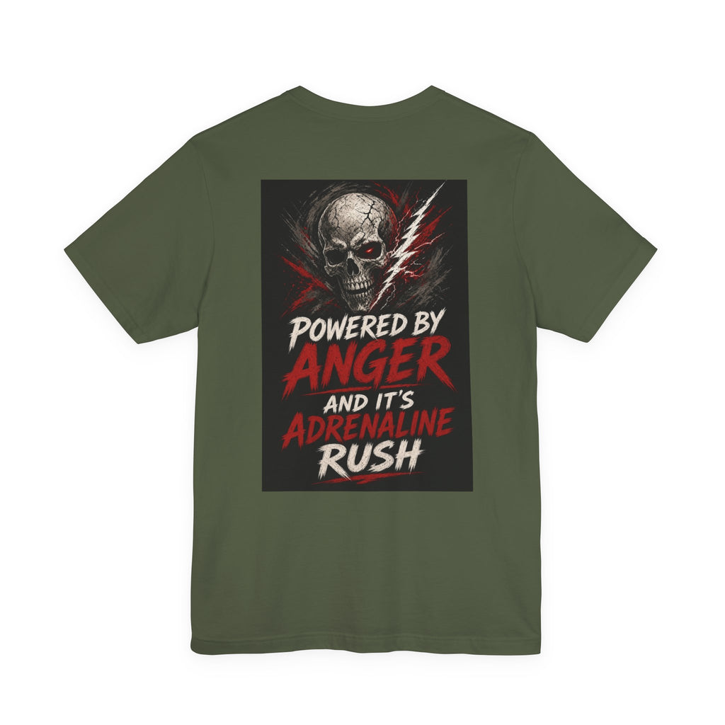 Powered by Anger and It's Adrenaline Rush — Heavy Metal Tee