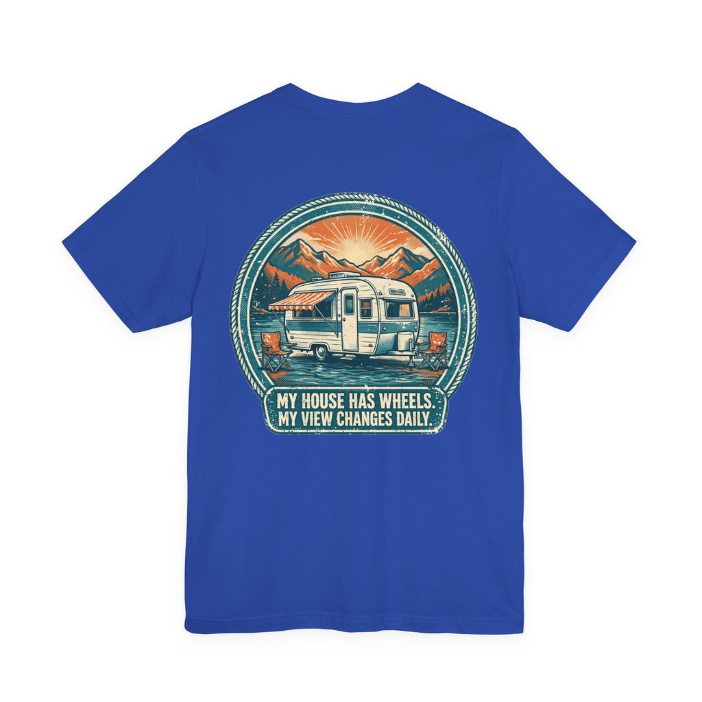 My House Has Wheels — Camping Tee