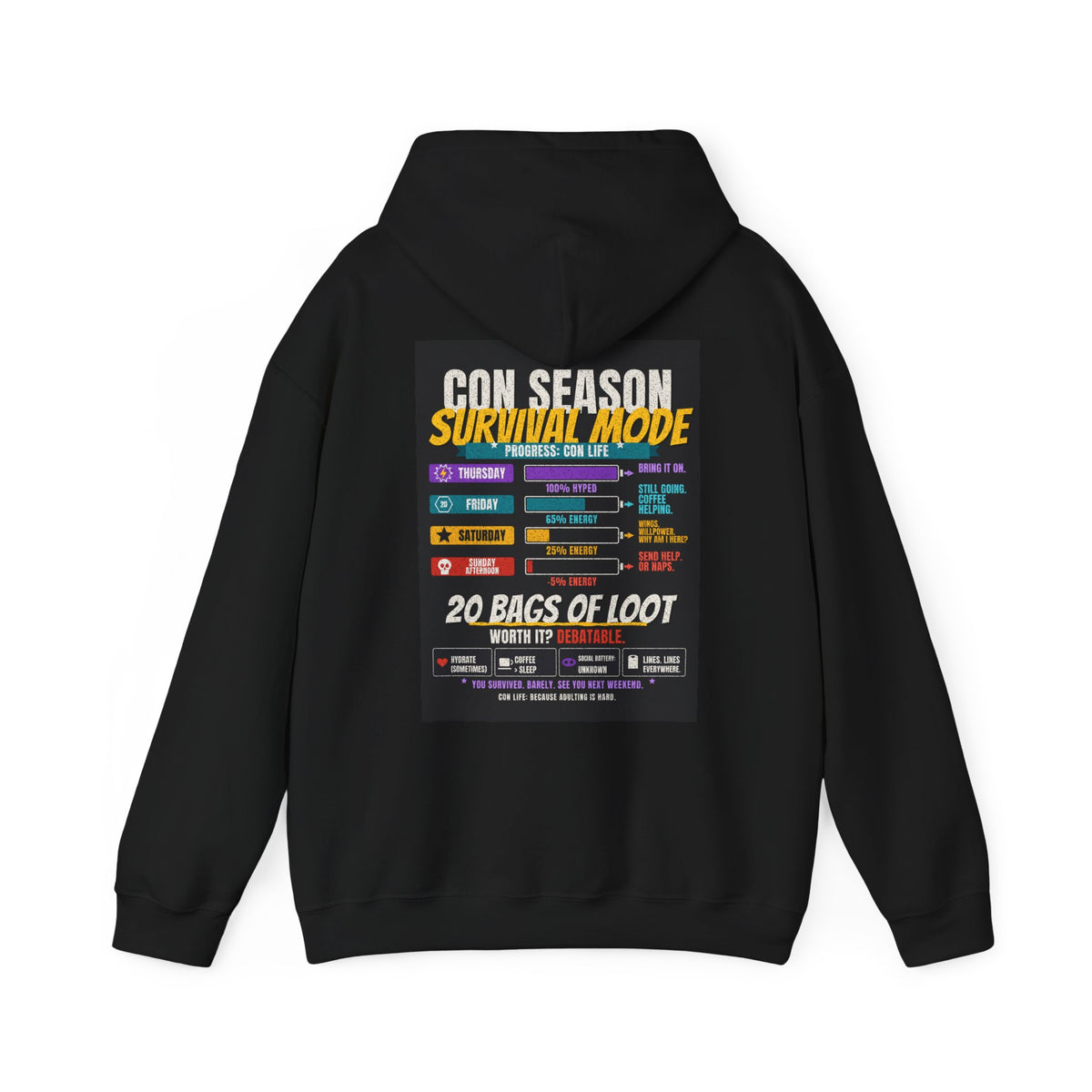 Back of shirt - main design