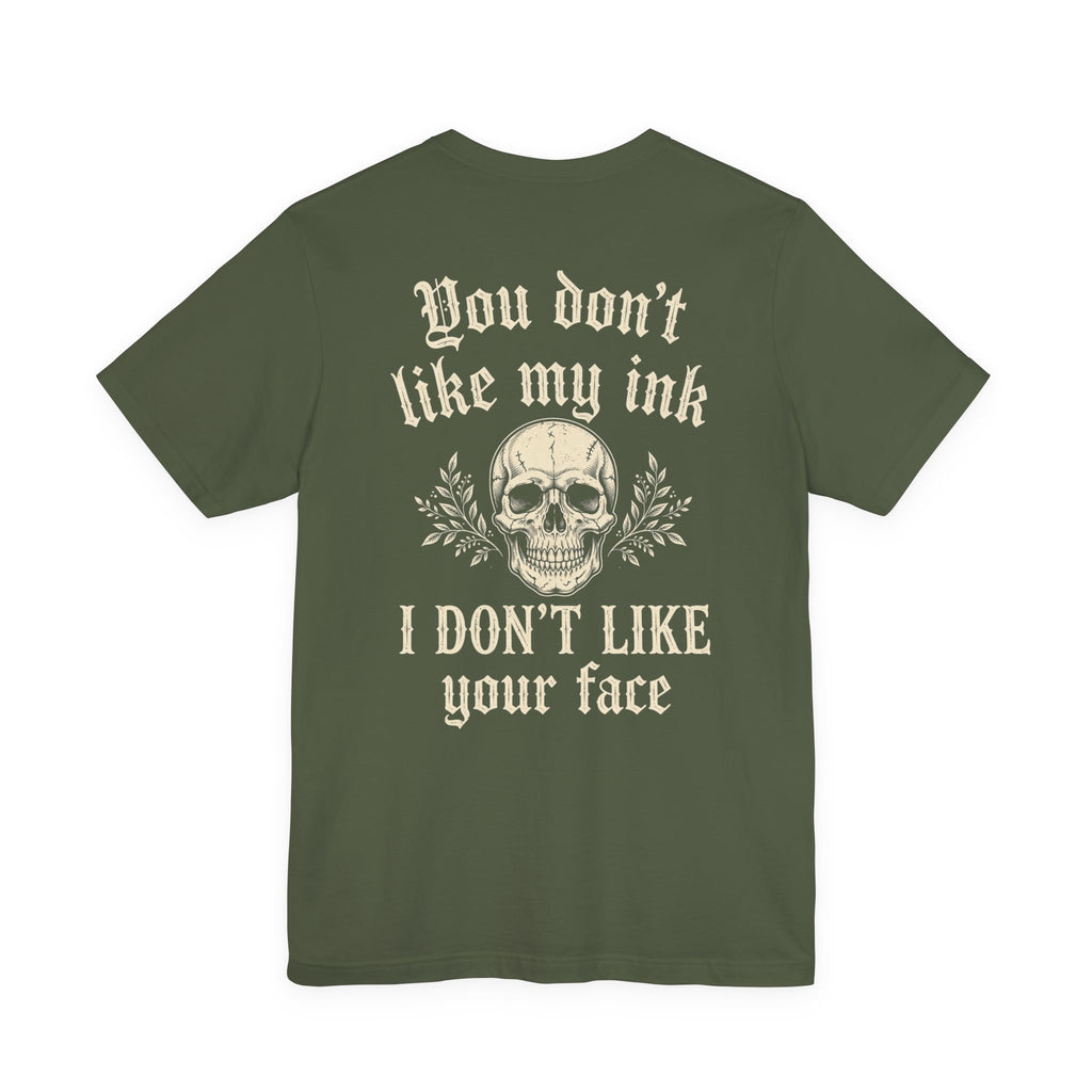 Back of shirt - main design